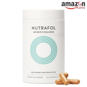 Nutrafol Women’s Balance Hair Growth Supplements for Thinning Hair, Ages 45+, 1 Month Supply