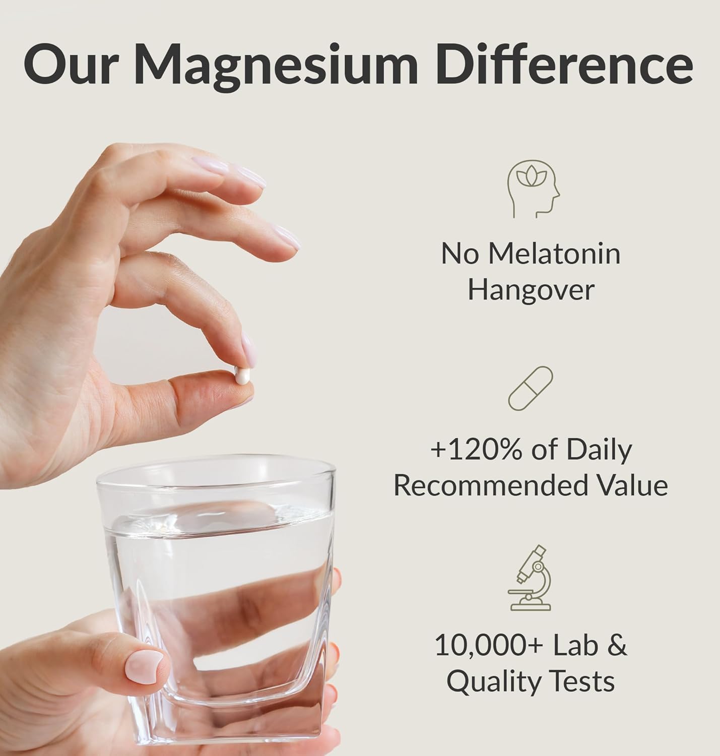 BIOptimizers Magnesium Breakthrough Supplement with 500mg - 60 Capsules - Image 5